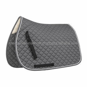 Shemax 2023 más vendidos de alta calidad equitación ecuestre personalizado al por mayor paño de sillín con vellón gris - Product Image 4