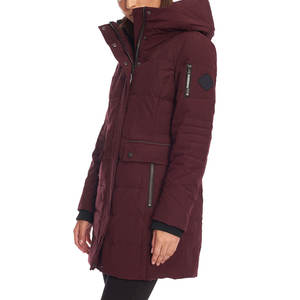 Veste parka pour femme avec logo personnalisé, nouvelle arrivée, coupe-vent, parka longue à capuche pour femmes - Product Image 3