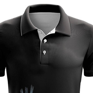 Chemises de golf pour hommes avec logo personnalisé, sublimation, séchage rapide, respirantes, polyester/coton uni, écologiques - Product Image 6