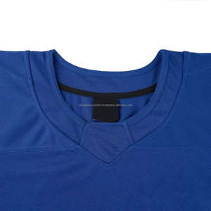 Jersey de Hockey sobre Hielo Personalizable 100% Poliéster para Hombre, Talla Adulto, Ropa de Entrenamiento Transpirable, Color Sólido, Jersey de Hockey en Equipo - Product Image 5