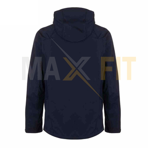 MAXFIT ENTERPRISES-Chubasquero con capucha para hombre, ligero, impermeable, para invierno, resistente al agua, de lona, para exteriores, con cuello levantado - Product Image 2