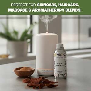 Aceite Esencial de Cassia 100% Puro de Grado Cosmético, Hidratante con Frankincienso, Ylang-Ylang, Pino y Árbol de Té - Product Image 5