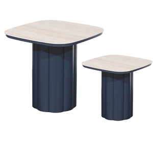 Stylish Minimalist Oval Coffee <b>Table</b> Made of Wood <b>for</b> Terrace Family Room and Comfortable Relaxing Atmosphere. - Product Image 5