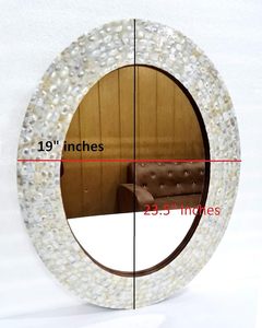 กระจกติดผนังฝังมุกระดับพรีเมี่ยมของตกแต่งหรูหราราคาไม่แพงพร้อมการออกแบบที่เป็นเอกลักษณ์สำหรับบ้านสมัยใหม่และคลาสสิกในระดับต่ำสุดของชายฝั่ง - Product Image 3