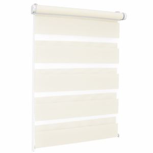 Persianas Verticales BOJANEK ROLLER ZEBRA Dreamy, Persianas Día y Noche, Tela de Poliéster, Uso en el Hogar y la Oficina, Color BEIGE, Personalizables - Product Image 1