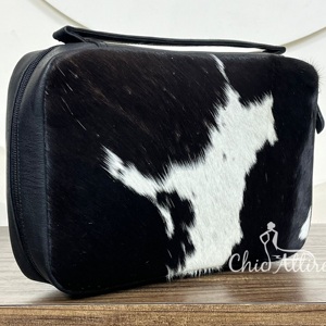 ฝาครอบไบเบิ้ลหนังวัวพร้อมซิปสำหรับผู้หญิงผู้ชายที่คั่นหนังสือ - Product Image 1