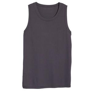 Débardeur de gym pour homme décontracté en coton respirant à séchage rapide écologique anti-boulochage couleur personnalisée XL haut de chemise sans manches - Product Image 4
