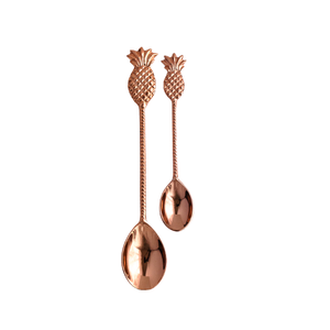 Ensemble de couverts de luxe plaqué or en forme d'ananas, design classique unique en laiton, finition miroir, sans BPA, écologique, pour hôtels - Product Image 5