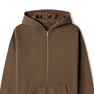 เสื้อฮู้ดผู้ชายแบบมีฮู้ดพิมพ์ลายกรดน้ำหนักมากโลโก้แบบสั่งทำ - Product Image 5