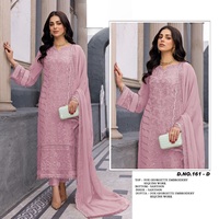Faux Georgette lourde avec broderie lourde Costume Salwar pakistanais pour mariage et occasion spéciale d'Inde
