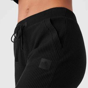 Pantalon de jogging taille haute pour femme, coupe ajustée à la cheville, décontracté, confortable, tissu extensible doux, vêtements de détente, bas de détente - Product Image 5