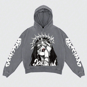 เสื้อครอปแบบมีฮู้ดของผู้ชาย, เสื้อครอปผ้าคอตตอน100% ลำลองซักได้อย่างมีความสุข - Product Image 1