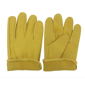 Gants de travail en cuir d'agneau de haute qualité pour hommes et femmes, parfaits pour le jardinage, les travaux de cour et le travail du bois - Product Image 2