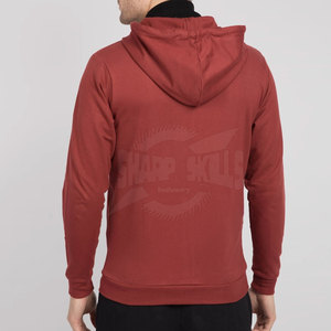 Sudaderas con capucha y cremallera para hombre al mejor precio Patrón sólido de calidad de invierno en stock - Product Image 2