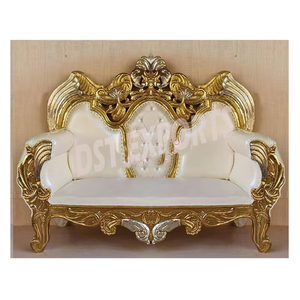 Canapé dos nu pour scène de mariage asiatique Chaise dos nu Canapé arabe pour décor Mehndi Canapé dos nu Mehndi à thème arabe élégant - Product Image 5