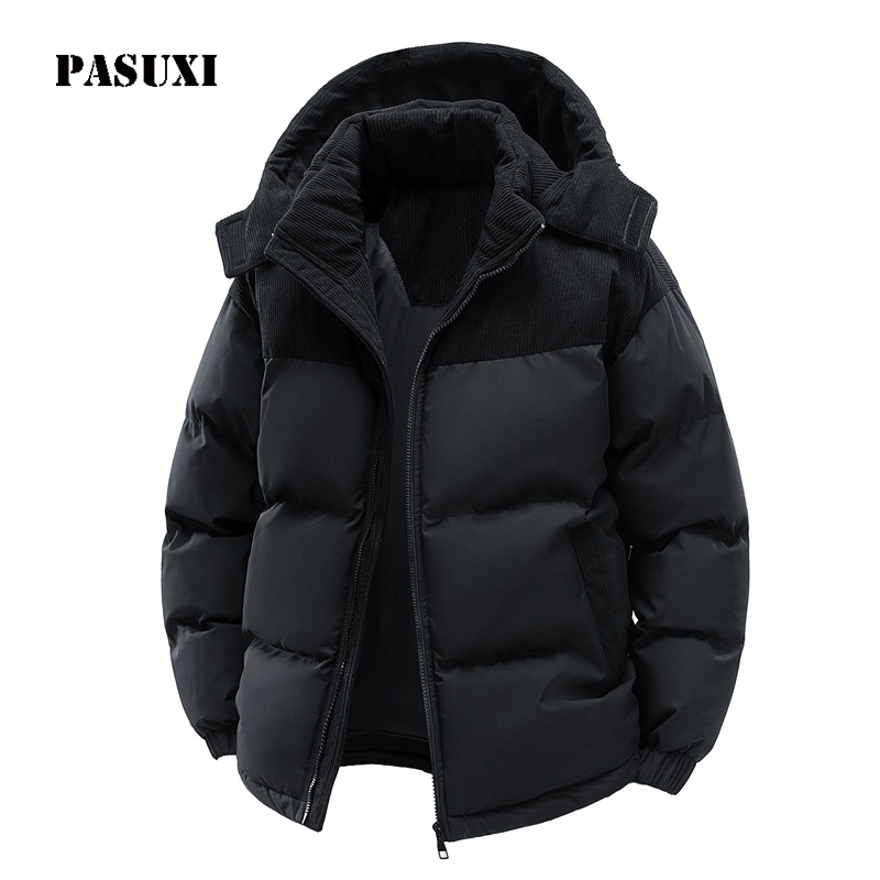 Power Punch PASUXI Men Winter Warm Parka Puffer Jacket High Quality Thicken