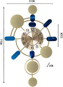 Horloge murale de décoration créative ronde élégante Horloge classique Horloge de salle à manger simple pour la maison - Product Image 6
