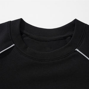 Por encargo transpirable verano al por mayor pesado de gran tamaño de algodón camiseta unisex con su propio logotipo - Product Image 2