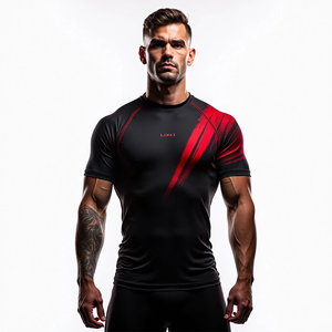 Protectores contra sarpullidos personalizados de alta calidad Proveedor al por mayor Protectores contra sarpullidos MMA sublimados para entrenamiento y competición - Product Image 5