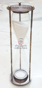 Đồng hồ cát trang trí đồng hồ cát trắng hẹn giờ đồng thau công nghiệp kim loại đồng hồ cát hẹn giờ cho bàn văn phòng - Product Image 3