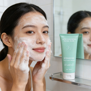 Limpiador Facial Antiacné <span class=keywords><strong>de</strong></span> Marca Privada, Control <span class=keywords><strong>de</strong></span> Grasa, <span class=keywords><strong>Limpieza</strong></span> Profunda, para Piel Grasa y Propensa al Acné - Product Image 2