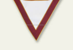 Custom Royal Order of Scotland Apron | High Quality Embroidery | Freemason Regalia Manufacturer Sialkot Pakistan - Product Image 6