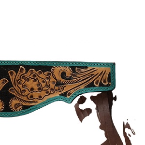 Prêt à Stock Bohème Western Designer En Cuir De Vachette Bandoulière Fourre-Tout Sac À Bandoulière En Cuir Véritable Main Outillage Fleur En Gros - Product Image 3