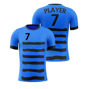 Último Diseño de Camisetas de Fútbol para Adultos, Ropa de Entrenamiento para Hombre, Personalizable, de Secado Rápido, Transpirable, Ligera, con Cuello Redondo - Product Image 1