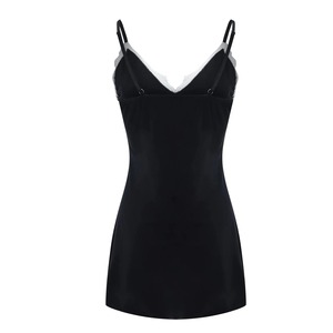 ชุดนอนลูกไม้เซ็กซี่สำหรับผู้หญิงชุดนอนตุ๊กตาลื่นเต็มตัวคอวี - Product Image 6