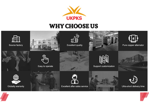 Ukpks เครื่องกำเนิดไฟฟ้าดีเซลไร้เสียง250 kVA, เครื่องผลิตน้ำหล่อเย็น24V DC สตาร์ทไฟฟ้า50Hz - Product Image 6