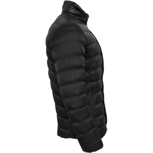 Chaqueta Acolchada con Capucha Negra Premium para Hombre, Ligera, Cálida, Impermeable, Resistente al Viento, Ecológica, de Algodón - Product Image 6
