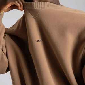 2025 venta al por mayor cuello redondo chándal personalizado para hombres nuevo conjunto de chándal liso de gran tamaño para hombres - Product Image 2