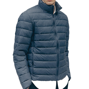 Nueva Chaqueta de Invierno para Hombre, Gruesa, Cálida, Acolchada, Informal, con Parches, para Exteriores, Corta, Resistente al Viento, con Cremallera, Estampada, Talla Grande - Product Image 1