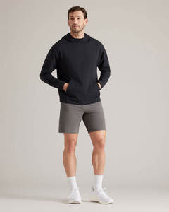 Short de jogging athlétique pour hommes High Street Poches zippées Séchage rapide Respirant Taille élastique Vêtements de sport pour la course à pied Motif solide - Product Image 5