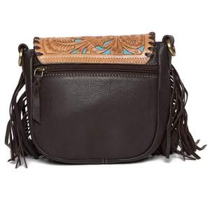 Nouvellement Arrivée Designer Top Fourrure De Vachette Frange Sac À Bandoulière À La Main Boho Style Western Unique Motif Carry Sling Sacs article ensemble - Product Image 2