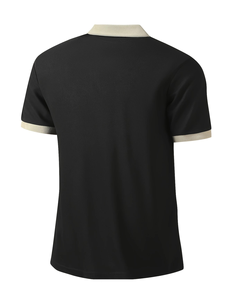 Camisas Casuales Ligeras para Hombre, Manga Corta, Tops de Verano, Cuello en Contraste, Colores Sólidos Beige y Azul Marino, Tela Transpirable y Cuello Clásico - Product Image 5