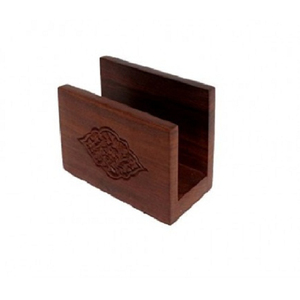 Porte-serviettes en bois fait à la main de grande taille Organisateur de table tendance pour restaurant Boîte à mouchoirs élégante pour salle à manger - Product Image 4