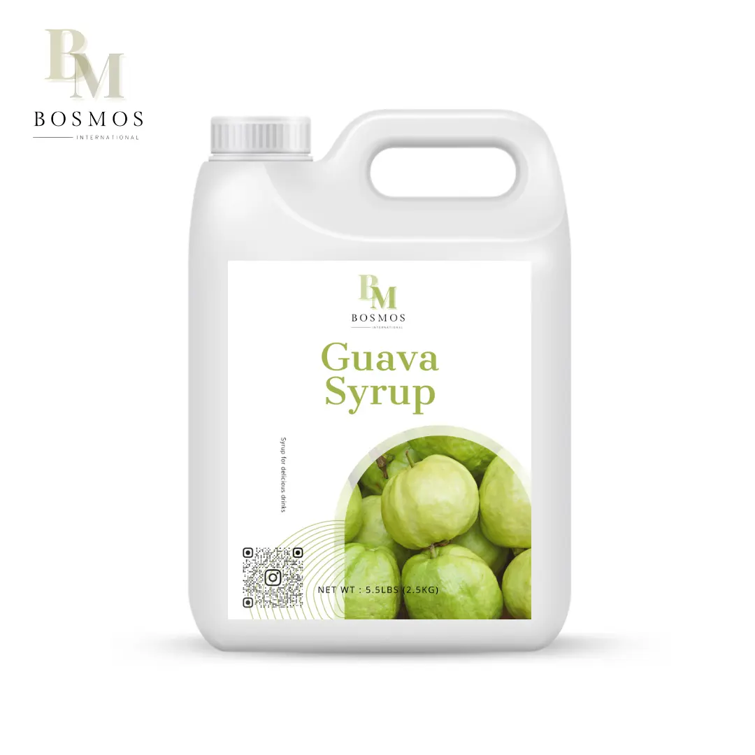 Bosmos _ Guave sirup 2,5 kg-Bester Taiwan Bubble Tea Lieferant, konzentrierter Sirup Bubble Tea