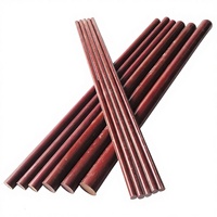 Varilla Aislante Laminada de Tela de Algodón con Resina Fenólica de Baquelita de Alta Calidad, Tamaños Grandes, Color Marrón, Alto Voltaje
