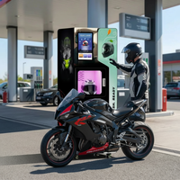 Machine de nettoyage de casques à prix d'usine, distributeur automatique de nettoyage de casques de moto, machines de nettoyage de casques de vélo personnalisées