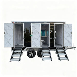 고급 휴대용 모바일 화장실 화장실 트레일러 화장실 샤워 편리하고 우아한 모바일 화장실 - Product Image 5