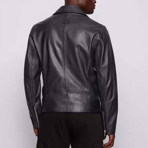 Vestes en cuir pour hommes, design personnalisé, produit à succès, vêtements d'hiver, tissu 100% cuir, nouveau style, veste pour hommes de la rue principale, 2025 - Product Image 5