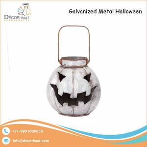 Vente chaude Style Classique Fer Citrouille Lanterne Personnalisé À La Main Accessoire Décoratif pour Halloween Décorations De Noël - Product Image 2