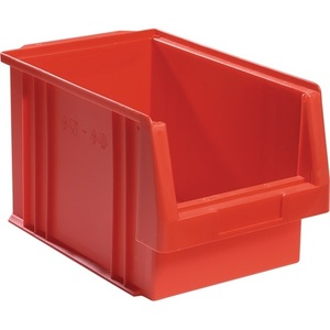 Boîte de rangement en plastique rouge LA-KA-PE PLK L330xW213xH200mm en matériau PP - Product Image 1