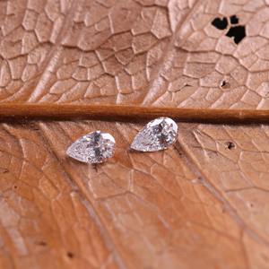 Paire de diamants de laboratoire cultivés en laboratoire, taille poire, VVS D, certifiés IGI, faits à la main, pour la fabrication de boucles d'oreilles, diamants CVD fantaisie en vrac à prix de gros - Product Image 5