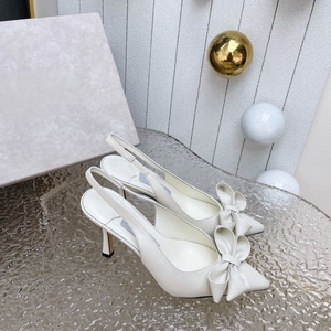 Zapatos de Mujer, Nuevos de Verano, Negros, Tacón Medio, Correa de Seda Negra, Tacón Fino con Lazo, Tacones Altos para Mujer - Product Image 3