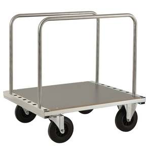 Industrial Metal Panel <b>Trolley</b> with Four-Wheel Customizable OEM Support for Shopping Storage <b>Tool</b> Transportation Industrial Use - Product Image 1