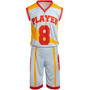 Elegantes uniformes de baloncesto para jóvenes, camiseta y pantalones cortos de baloncesto hechos a medida, uniformes de equipo de baloncesto sublimados - Product Image 4