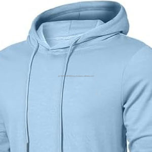 ชุดวอร์มวิ่งออกกำลังกายคุณภาพสูงสำหรับผู้ชาย ดีไซน์ใหม่ มีฮู้ด ผ้าฝ้าย 100% สีพื้น ขายดี ราคาสมเหตุสมผลสำหรับฤดูหนาว - Product Image 5