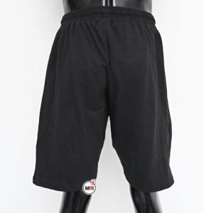 Pantalones cortos informales de nueva marca para hombre, de secado rápido y transpirables, color negro único con bordado de apliques cortos, hechos a medida - Product Image 4